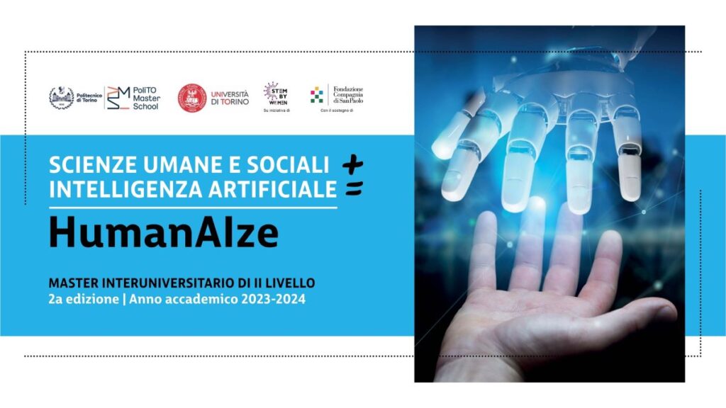 Aperte le iscrizioni per la seconda edizione del Master interuniversitario di II livello “HumanAIze”
