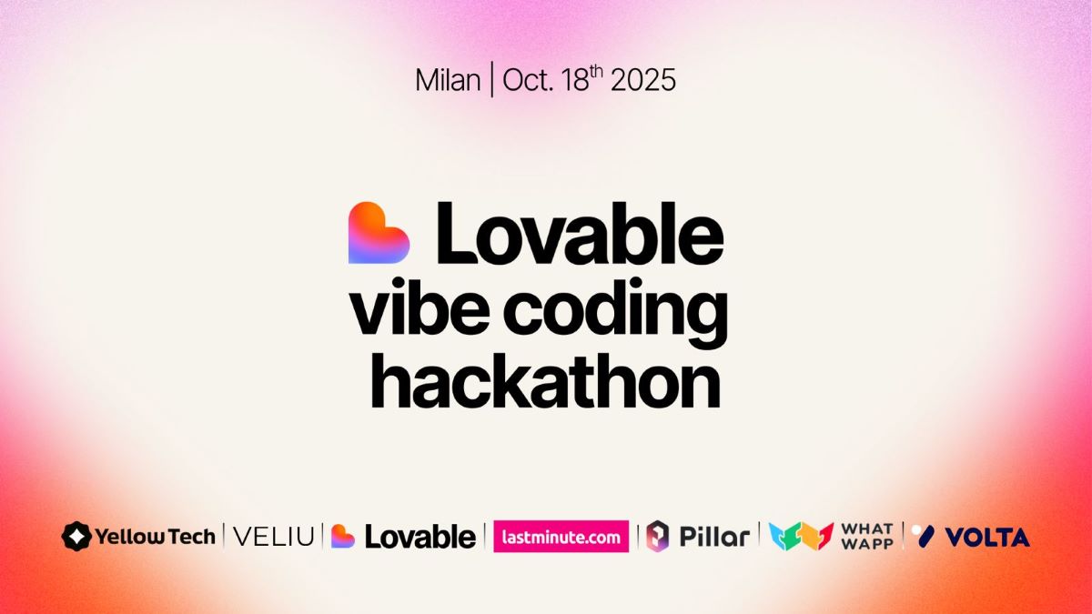 Milano ospita il primo Hackathon di Lovable in Italia