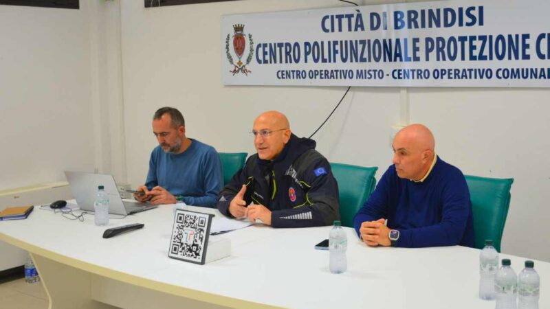 Brindisi punta sull’innovazione digitale per una Protezione Civile più efficiente