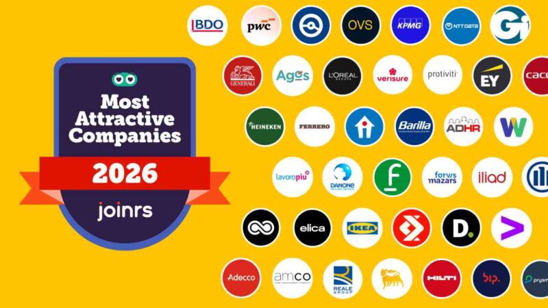 Joinrs presenta le “Most Attractive Companies Italia 2026”, la lista delle aziende più attrattive per l’AI Generation