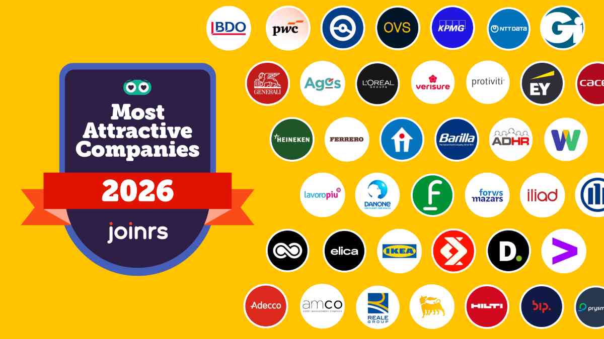Joinrs presenta le “Most Attractive Companies Italia 2026”, la lista delle aziende più attrattive per l’AI Generation